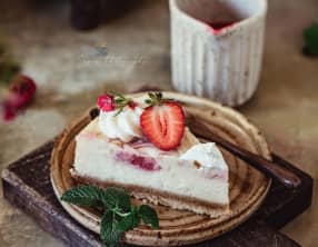 Cheesecake aux fraises facile