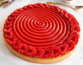 La tarte spirale framboise