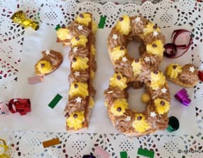 Mille-feuille façon number cake