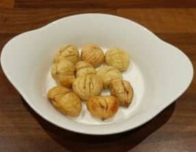 Cuisson des châtaignes au four