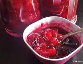 Confiture de cerises sans sucre