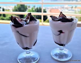 Figues rôties au yaourt grec