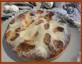 Tarte briochée au sucre