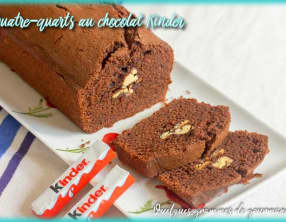 Quatre quarts au chocolat kinder