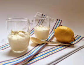 Petites crèmes au citron express