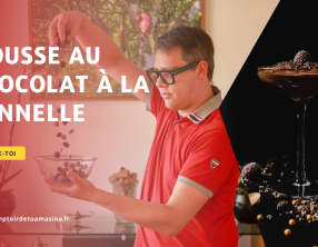 Mousse au chocolat à la cannelle