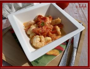 Colombo de crevettes au lait de coco