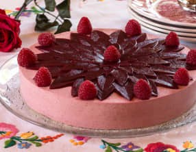 Entremets framboises