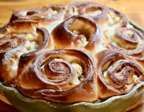 Chinois aux pommes, noisette et cannelle