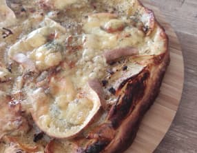 Tarte fine pomme de terre morbier