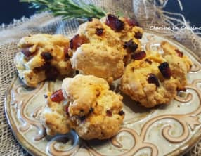 Cookies au chorizo emmental et sésame
