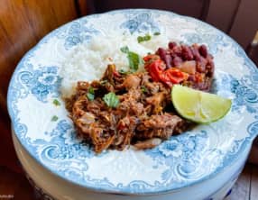 Fruit de jaquier façon carnitas végétales