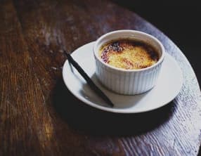 Crème brûlée à la vanille