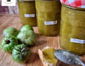 Confiture de tomates vertes