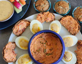 Apéros à la tomate séchée