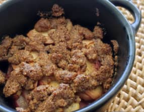 Crumble aux nectarines