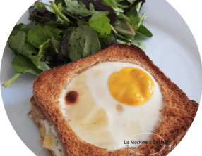 Croque-Madame Saumon Oeuf