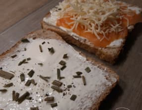 Croque-Saumon croustillant