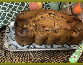 Cake aux pommes caramélisées