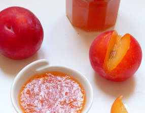 Confiture de prunes jaunes et citron vert