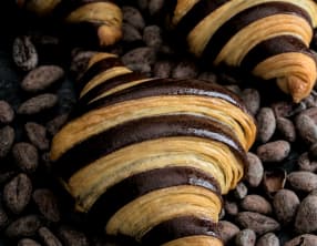 Le croissant bicolore au chocolat