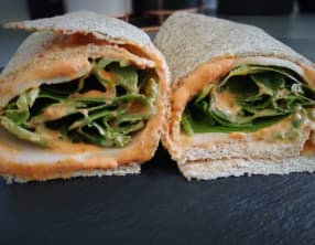 Wrap au jambon de poulet