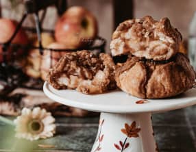 Tartelettes aux pommes et sauce caramel