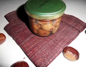 Conserve de châtaignes