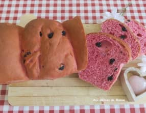 Pain de mie brioché aux myrtilles