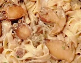 Tagliatelles aux cèpes