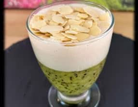 Kiwis à la mousse de coco