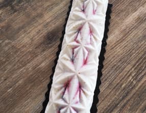 Bûche amande framboise