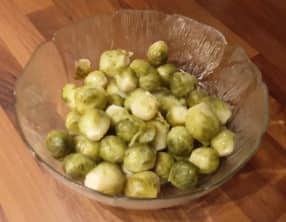 Cuisson des choux de Bruxelles à l'autocuiseur