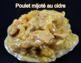 Poulet mijoté au cidre