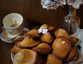 Madeleines au sarrasin et à la crème de marron