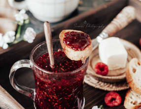 Confiture de framboises