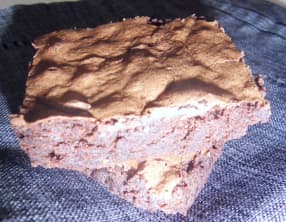 Brownie au chocolat et au marc de café