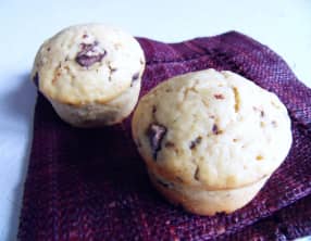 Muffins lait ribot et pépites de chocolat au cake factory