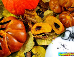 Brioche trompe l'œil au potimarron et chocolat