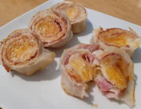 Roulés de bricks jambon mozza