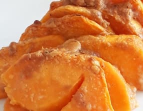 Patates douces au beurre de cacahuètes