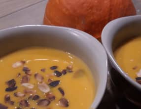 Soupe de Potimarron aux amandes