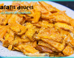 Patates douces au beurre de cacahuète