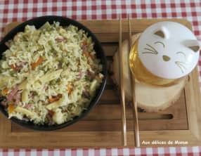 Riz cuisiné façon asiatique