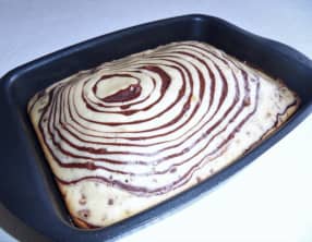 Zebra cake au Cake Factory