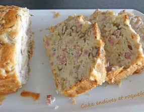 Cake endives et roquefort