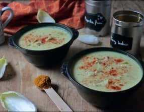 Velouté d'endives au curry