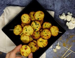 Mini-flans au chou fleur et au thon