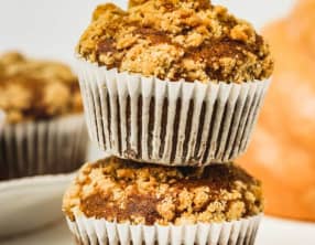 Muffins Potiron et Streusel