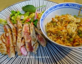 Thon mariné à la japonaise